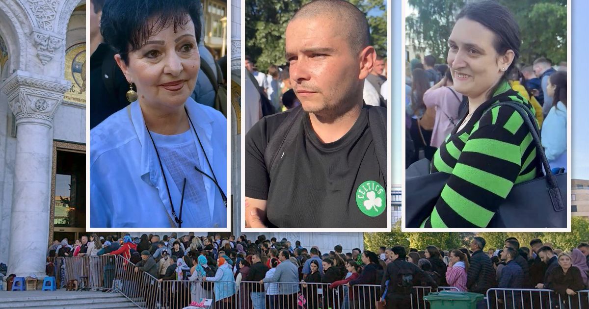 Масован поклон пред Храмом Светог Саве у Београду због Светог појаса