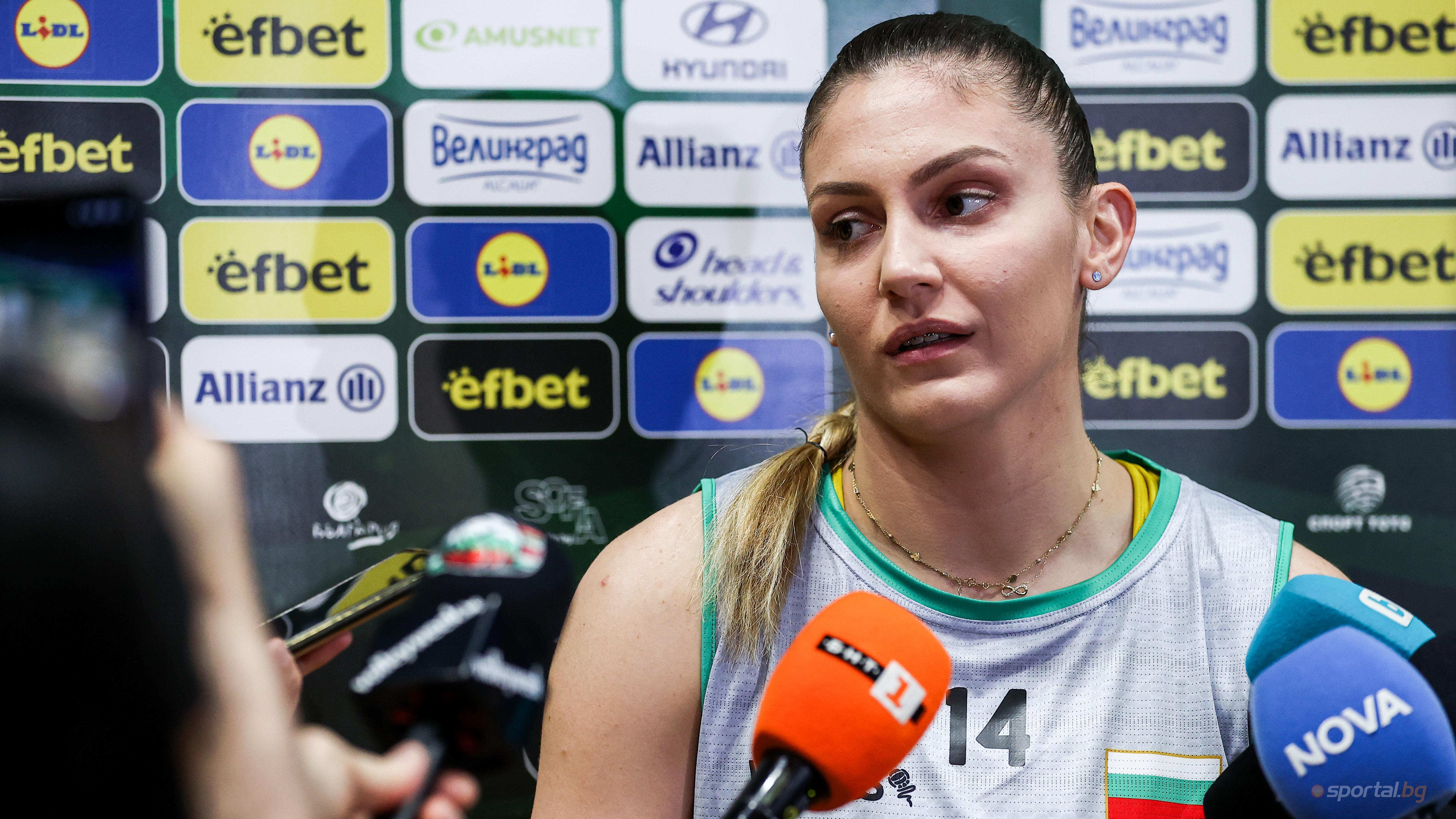 Борислава Сајкова: Има мотивацију да се докажемо новом трнеру