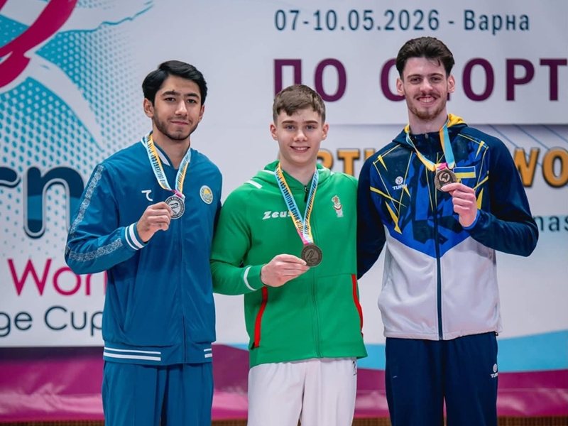 Bulska Gimnast David Ivanov Dobi Zlatnu Nagradu na Svjetskom Kupu u Varni