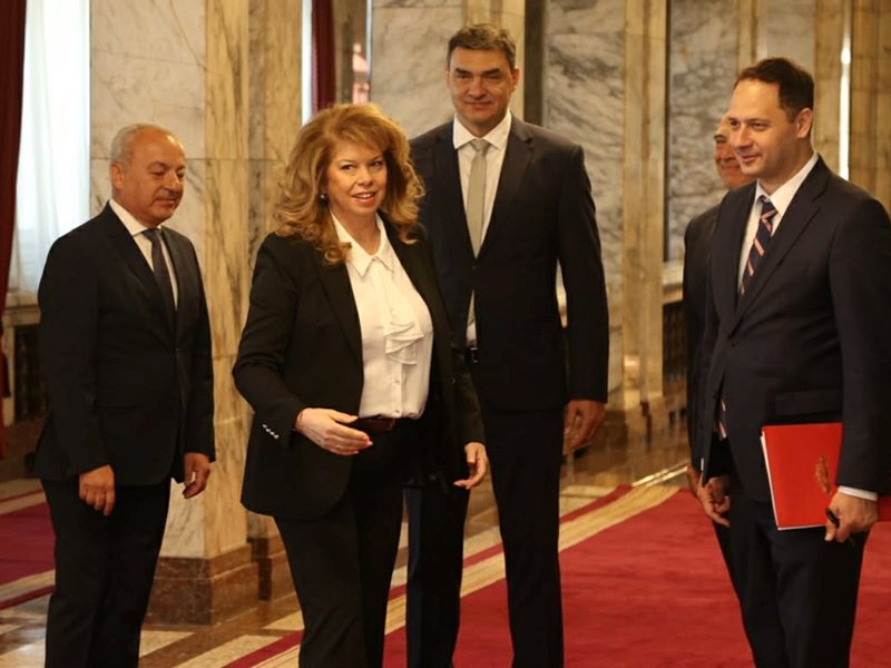 Predsjednice Yotova se susretala s predstavnicima "Napredna Hrvatska" (video)
