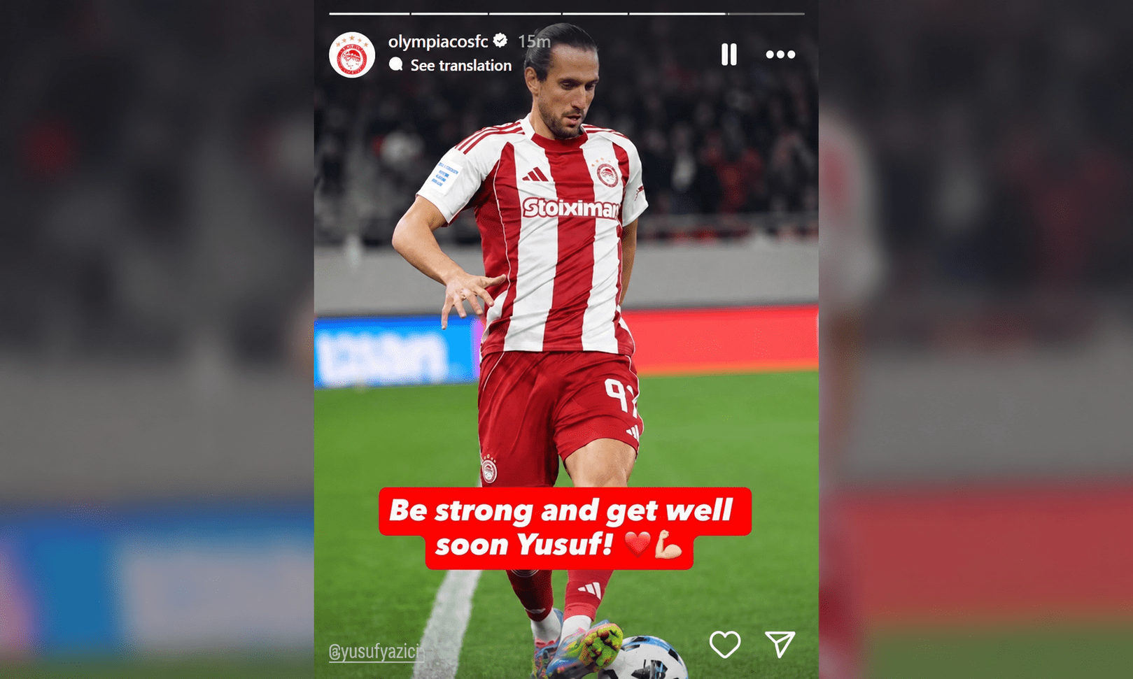 Olympiacos: Tjeka s Giazitcim na kritičnom trenutku