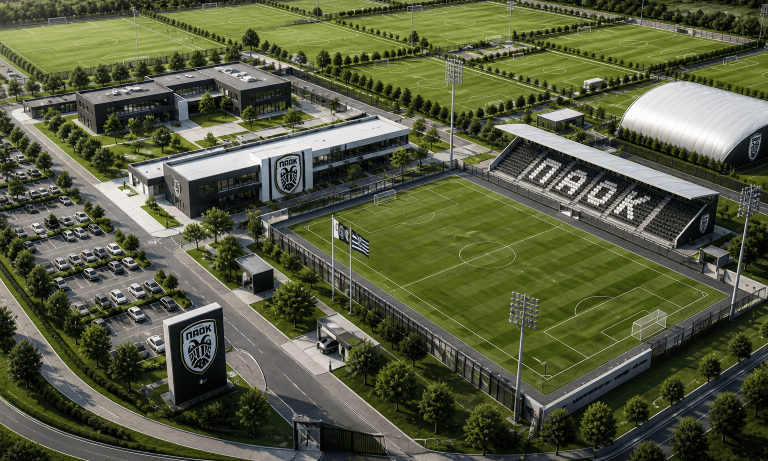 PAOK: Napredak novog trening centra i ambiciozni plan koji uključuje 11 terena