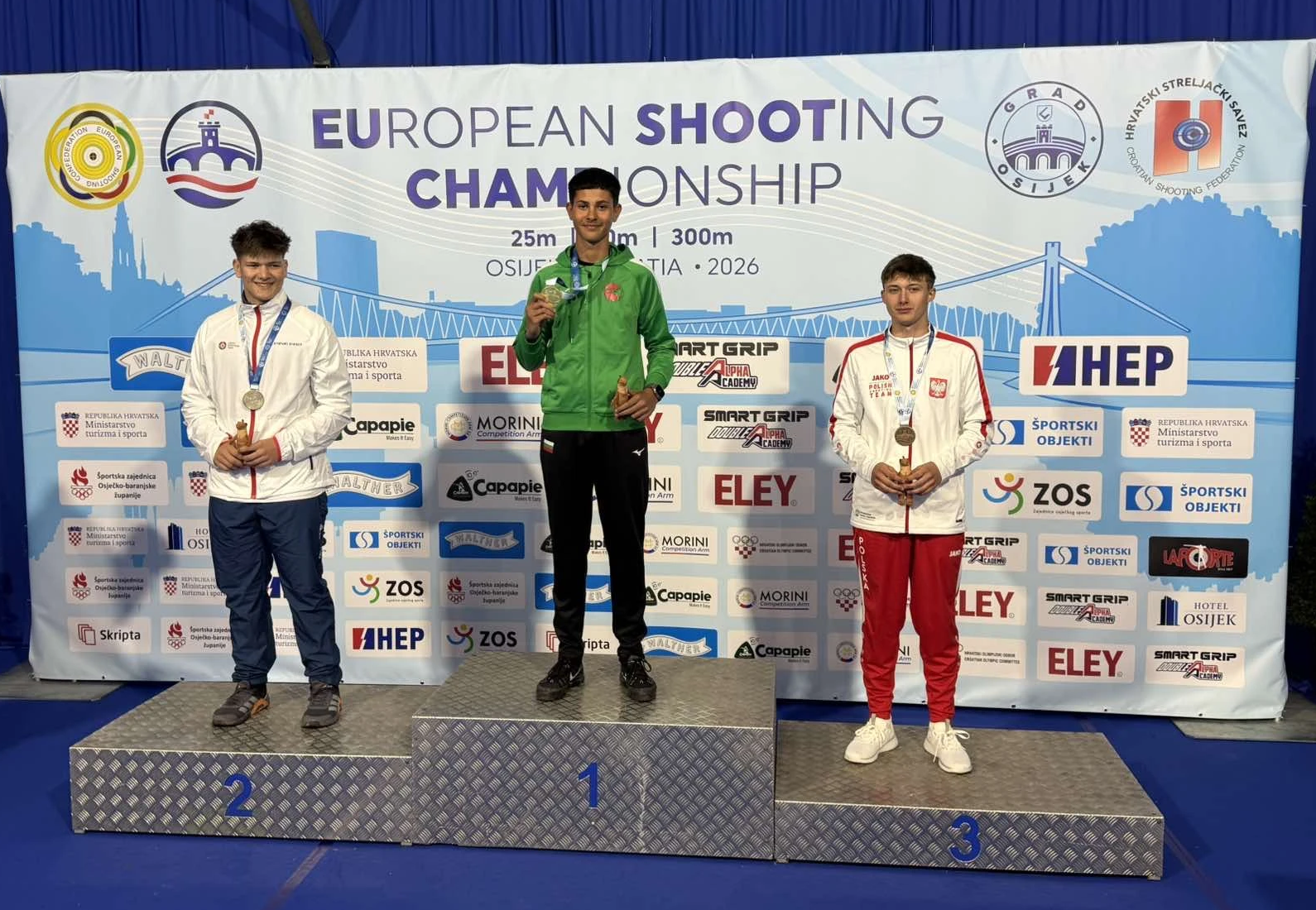 Бугарска триумфира са две титуле на Европско првенство у стрелству U-18 у Осијеку