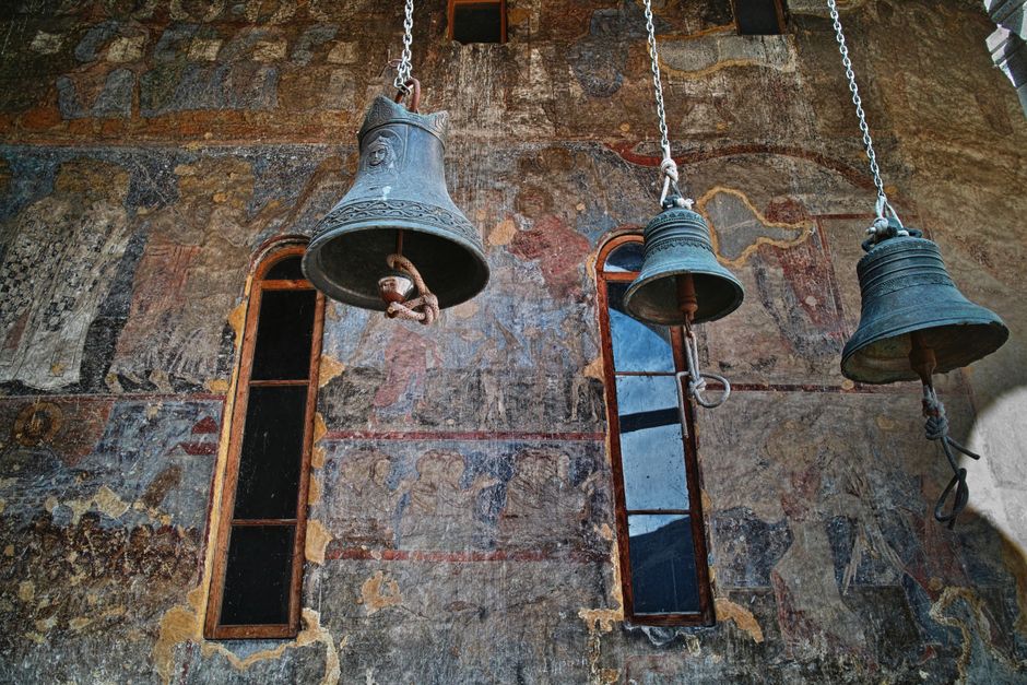Decani Monastery Kosovo frescoes medieval architecture mountains