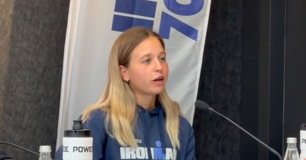 Триатлонка Лана Гавриловић на Иронмани 70.3 Београд 2026