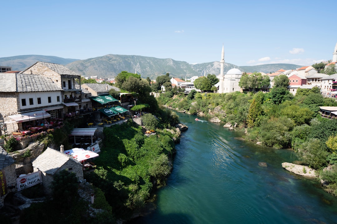 Mostar Old Town accommodation hotel facade balcony view